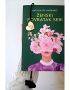 Bookmark - ZLATNO srce Čitaj knjigu i CRNI cvijet, CRNA vezica 3095