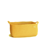 Pletena košara za knjige – žuta 2471