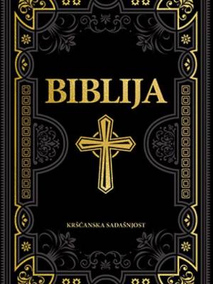 Biblija - Stari i Novi zavjet (svečani uvez, zlatno crni)