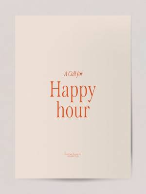 Plakat "Happy Hour"