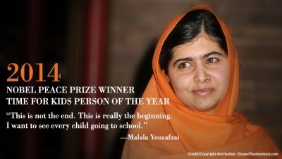Malala Yousafzai je osvojila Nobelovu nagradu za mir!