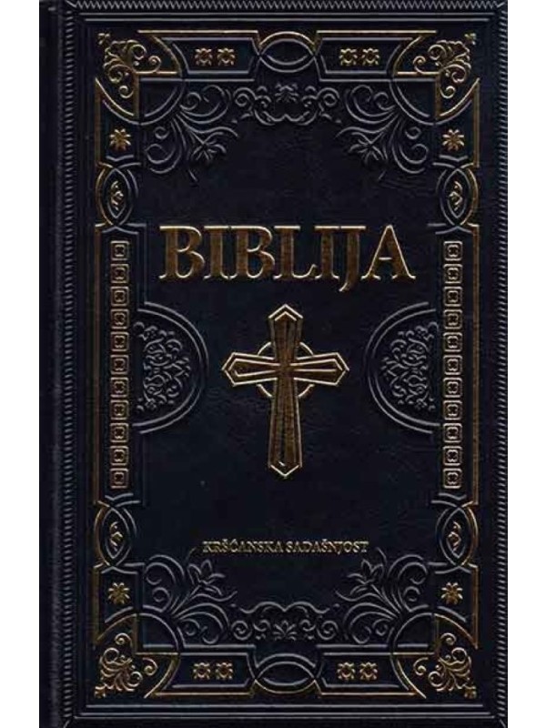 Biblija - Stari i Novi zavjet (svečani uvez, zlatno crni) 12255