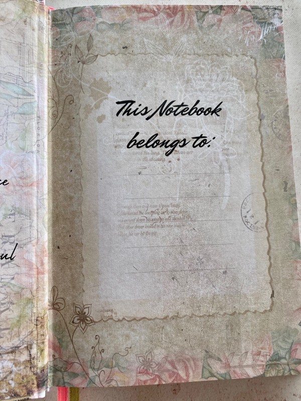 Rokovnik - Vintage Notebook Paper and Pen 10993