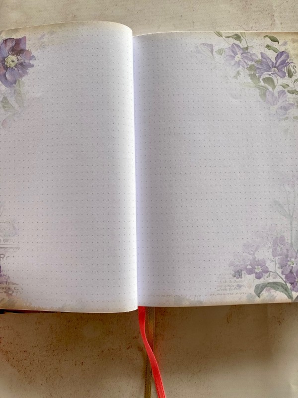 Rokovnik - Vintage Notebook Paper and Pen 10997