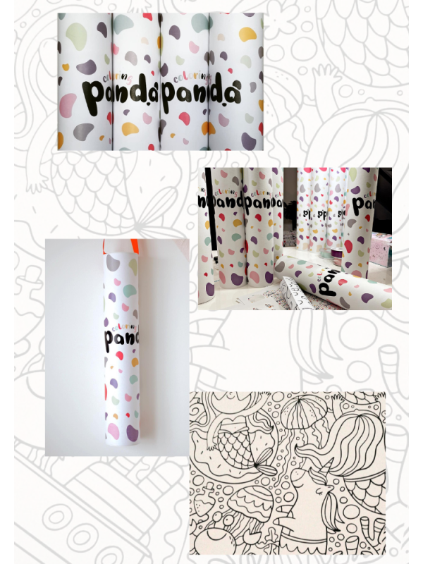 Bojanke na metre - Coloring Panda 4544